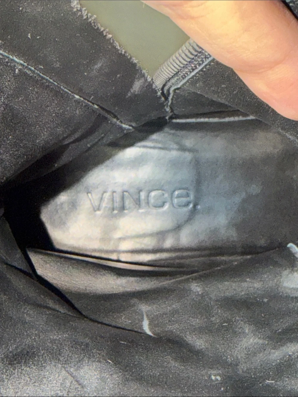 Vince sleek suede